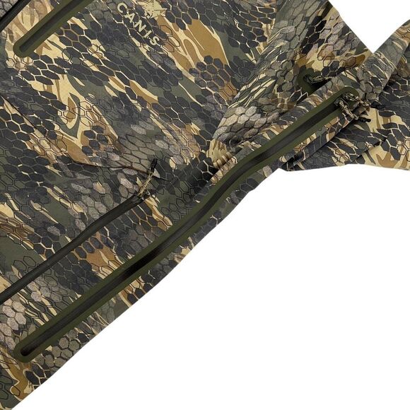 CANIS Men's Nunavut Waterproof Rain Jacket Alpha Camo XXL - Picture 7 of 16